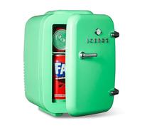 ICEBOX IBMF4MNT Glacière pour chambre à coucher, soin de la peau, refroidisseur portable et chauffe-maquillage, pour le bureau et la maison, mini (4 l/6 canettes), vert menthe