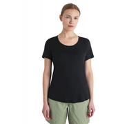 icebreaker - 125 Cool-Lite Sphere III SS Scoop - T-shirt en laine mérinos femme Black - M