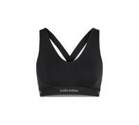Icebreaker - Brassière respirante - W Merino Blend 125 Cool-Lite Sprite Racerback Bra Black pour Femme en Laine - Taille M - Noir Noir M
