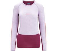 Icebreaker 125 Zoneknit Long Sleeve Crewe Femme Violet - Base-layers outdoor femmes L