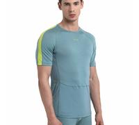 Icebreaker 125 Zoneknit Short Sleeve Crewe Homme Bleu - Hauts légers manches courtes outdoor hommes M