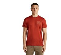 Icebreaker 150 Tech Lite Forest Short Sleeve T-shirt Orange L Homme