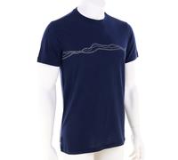 Icebreaker 150 Tech Lite SS Tee Mountain Pulse Hommes T-shirt M Bleu foncé