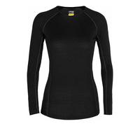 Icebreaker 150 Zone Long Sleeve Crewe Femme Noir - Base-layers outdoor femmes S