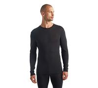 Icebreaker 175 Everyday LS Crewe Base Layer Homme Black FR : L (Taille Fabricant : L)