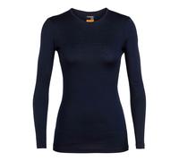 Icebreaker 200 Oasis Long Sleeve Crewe Femme Bleu foncé - Base-layers outdoor femmes L