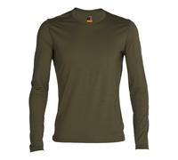 Icebreaker - Sous-vêtement en laine de mérinos - M Merino 200 Oasis LS Crewe Loden pour Homme en Laine - Taille XL - Kaki Kaki XL