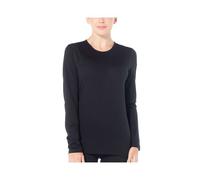 Icebreaker 200 Oasis Crew Merino Long Sleeve Base Layer Noir XS Femme