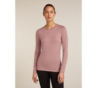 icebreaker - 200 Oasis Long Sleeve Crewe - Sous-vêtement mérinos femme Summit / Blush / S - XS