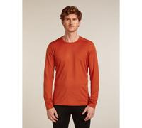 icebreaker - 200 Oasis Long Sleeve Crewe - Sous-vêtement mérinos homme Agate - XL