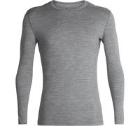 Icebreaker 200 Oasis Merino Long Sleeve Base Layer Gris L Homme
