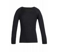 icebreaker - 200 Oasis LS Crewe - Sous-vêtement mérinos enfant Black - Taille de l'enfant 92 cm