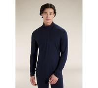 icebreaker - 200 Oasis LS Half Zip - Maillot thermique laine mérinos homme Midnight Navy - XL