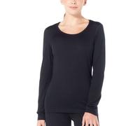 icebreaker - 200 Oasis LS Scoop - Sous-vêtement mérinos femme Black - M