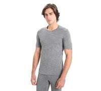 Icebreaker 200 Oasis Merino Short Sleeve Base Layer Gris L Homme