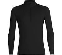 Icebreaker 200 Zone Long Sleeve Half Zip Homme Noir - Base-layers outdoor hommes S
