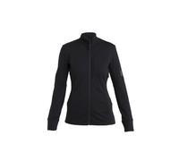 icebreaker 260 Quantum IV LS Zip - Polaire en laine mérinos femme Black L