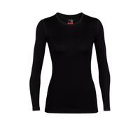 T-shirt technique ICEBREAKER 260 Tech Ls Crewe (noir) femme XL