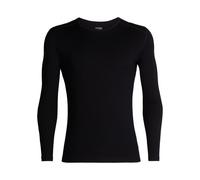icebreaker - 260 Tech Long Sleeve Crewe - Sous-vêtement mérinos homme Black - XXL