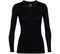 Icebreaker Haut manches longues 260 Tech Crewe Mérinos Femme Noir XS