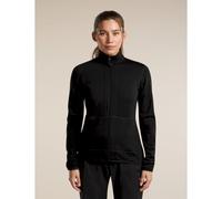 Icebreaker 400 Real Descender Full Zip Fleece Noir L Femme