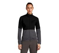 icebreaker - 400 RealFleece Descender LS Zip - Polaire en laine mérinos femme Black / Obsidian / Cb - S