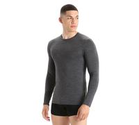 icebreaker - Anatomica LS Crewe - Maillot thermique laine mérinos homme Jet Heather - XL