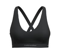 Icebreaker - Brassière respirante - W Merino Blend 125 Cool-Lite Sprite Racerback Bra Black pour Femme en Laine - Taille L - Noir Noir L