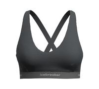 icebreaker 125 Cool-Lite Sprite Racerback Bra - Brassière laine mérinos Gritstone Heather M