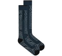 icebreaker - Ski+ Medium OTC Mountain Contour - Chaussettes en laine mérinos homme Abyss / Black / Snow - M (42 - 44)
