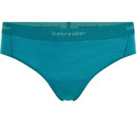 Icebreaker - Culotte légère et respirante - W Merino Blend 125 Cool-Lite Sprite Hipster Topaz pour Femme en Laine - Taille M - Bleu Bleu M