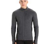 Icebreaker Descender Long Sleeve Zip Jet Homme Gris - Vestes outdoor hommes S