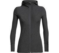 Icebreaker Descender LS Veste d'hiver zippée à Capuche pour Femme Jet Heather Taille M 2020 104491002M