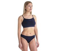 icebreaker - Femme Soutien-Gorge Merino Core - Bralette sans Armatures - Midnight Navy, L