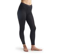 Icebreaker Femmes 100% Laine Merino Everyday Leggings de Couche de Base - 175 Tissu Ultraléger - Noir, XS