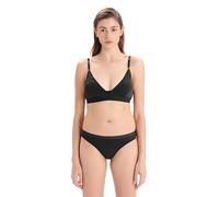 Icebreaker Femmes Laine Merino Siren Bra - 150 Tissu Ultraléger - Noir, S