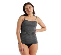 Icebreaker Femmes Laine Merino Siren Cami - Slim Fit - 150 Tissu Ultraléger - Bruyère Grise, XS