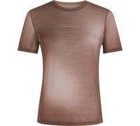 Icebreaker - Haut thermique à col rond - W Merino Blend 75 Cool-Lite Featherlight SS Crewe Prcn/Pink Quartz pour Femme en Laine - Taille M - Rose Rose M