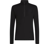 Icebreaker - Haut thermique à col zippé en laine de mérinos - M Merino 175 Everyday LS Half Zip Black pour Homme en Laine - Taille XL - Noir Noir XL