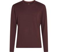 Icebreaker - Haut thermique en laine de mérinos - M 200 Oasis LS Crewe Java pour Homme en Laine - Taille XL - Marron Marron XL