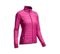 Icebreaker Helix Women's Zip Manches Longues Jersey, Femme, Helix Long Sleeve Zip, Rosa - Raspberry/Maroon