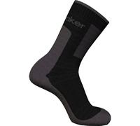 Icebreaker Chaussettes Hike+ Medium Crew noir/gris – 1 paire – Taille S