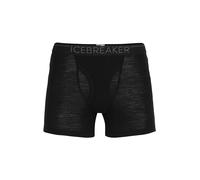 Icebreaker Hommes 100% Laine Merino Everyday Boxer de Couche de Base - 175 Tissu Ultraléger - Noir / Mousson, XXL