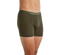 Icebreaker Hommes Anatomica Boxers - Caleçon Homme - Laine Mérinos sous-Vêtements - Loden, M