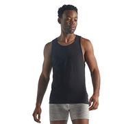 Icebreaker Hommes Anatomica Débardeur - Laine Mérinos sous-Vêtements - Noir/Mousson, XXL