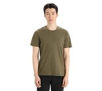 Icebreaker - Hommes Natural Blend Central Classic Slim Fit T-Shirt - pour Tous Les Jours, la Gym et l'entraînement - Loden, M
