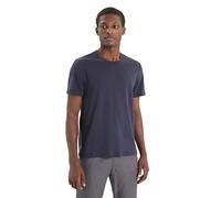 Icebreaker - Hommes Natural Blend Central Classic Slim Fit T-Shirt - pour Tous Les Jours, la Gym et l'entraînement - Midnight Navy, XL