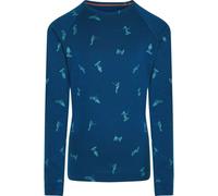 ICEBREAKER K Mer 200 Oasis Ls Crewe - Enfant - Bleu - taille 10- modèle 2026