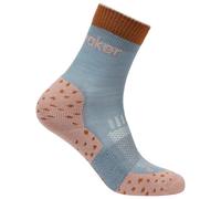 Icebreaker - Kid's Merino Hike+ Light Crew - Chaussettes de randonnée - EU 30-32 - flint blue / pink quartz / trail