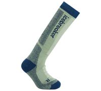 icebreaker - Ski+ Medium OTC - Chaussettes en laine mérinos enfant Seaglass / Atlantis / Snow - M